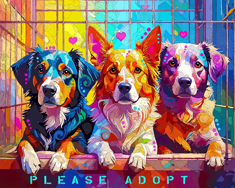 The Mutt Adoptables Mini Print (Ltd. Edition) (082825)