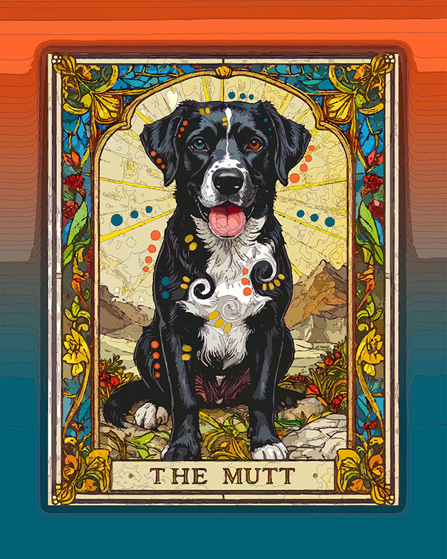 The Mutt Tarot Mini Print (Ltd. Edition) (072726)
