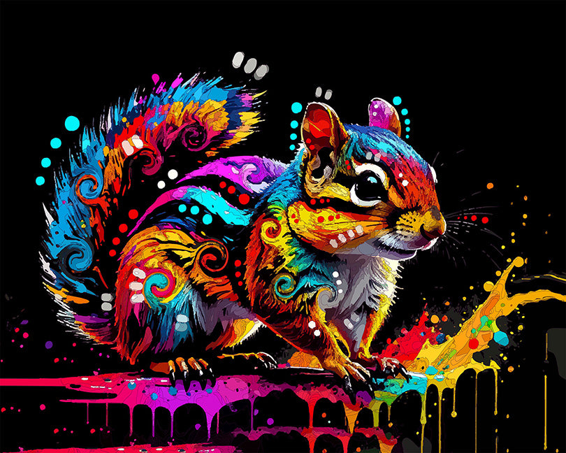 The Night Bright SERIES Chipmunk Mini Print (Ltd. Edition) (090126)