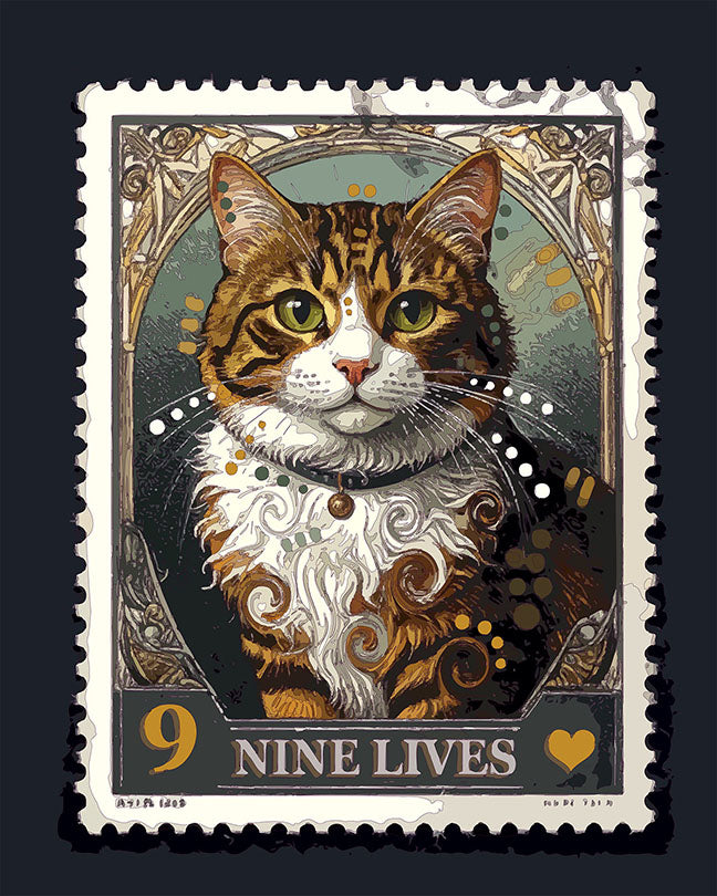 The Nine Lives Postage Mini Print (Ltd. Edition) (120425)