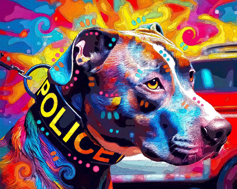 The On The Job Pittie Mini Print (Ltd. Edition) (080625)