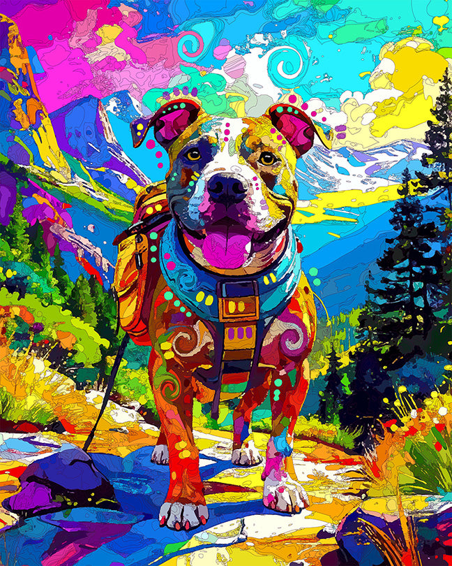 The Overnight Trail Pittie Mini Print (Ltd. Edition) (090126)