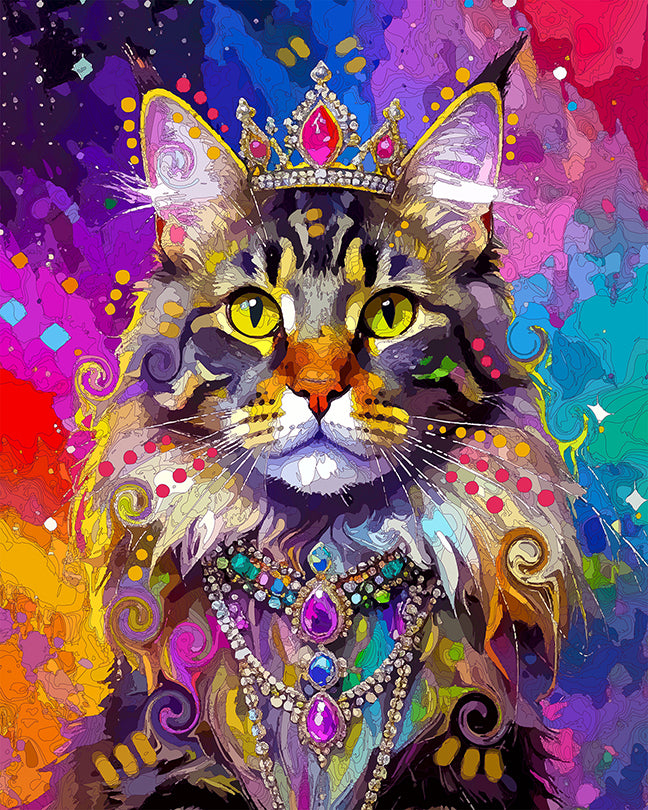 The Pampered Longhair Mini Print (Ltd. Edition) (091625)