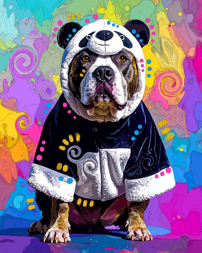 The Panda Pittie Mini Print (Ltd. Edition) (061926)