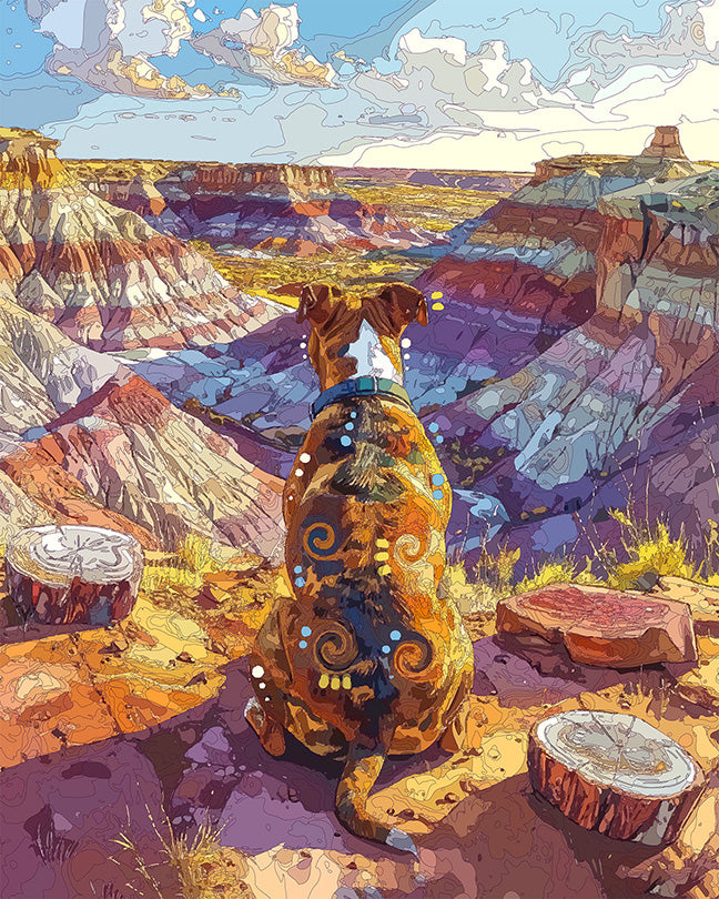 The Petrified Forest View Mini Print (Ltd. Edition) (073126)