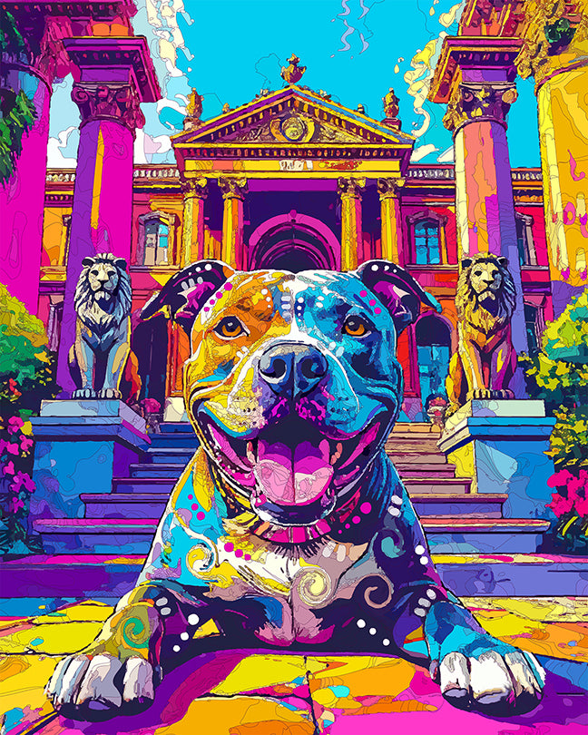 The Pittie Of The Ritz Mini Print (Ltd. Edition) (092325)