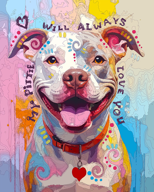 The Proactive Pittie Mini Print (Ltd. Edition) (091225)