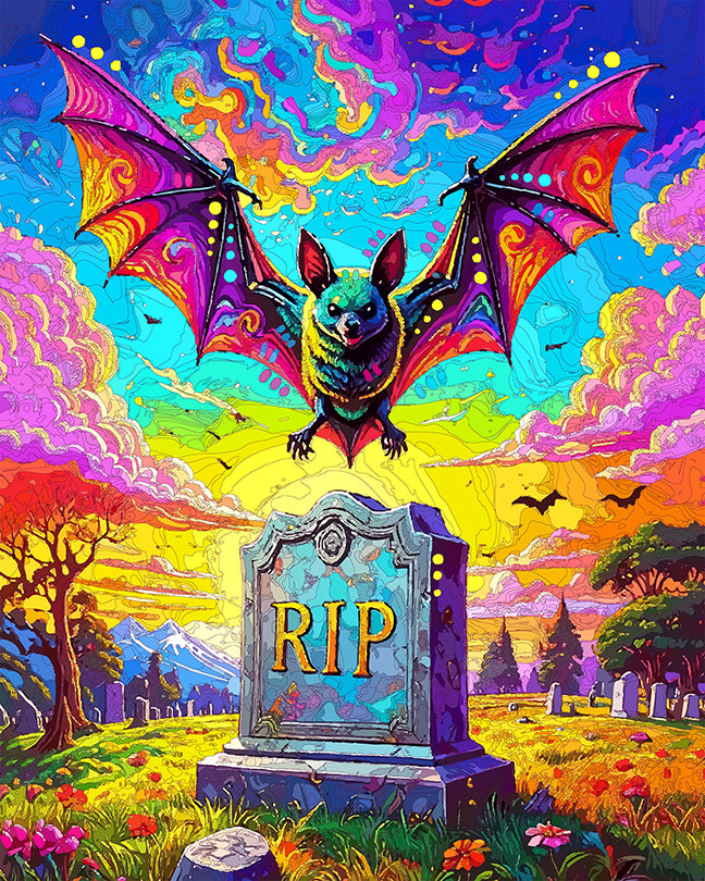 The RIP Bat Mini Print (Ltd. Edition) (072325)