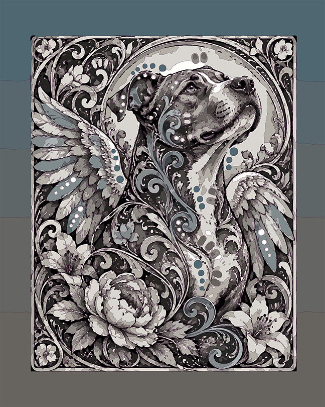 The Redirected Angel Pittie Mini Print (Ltd. Edition) (092426)