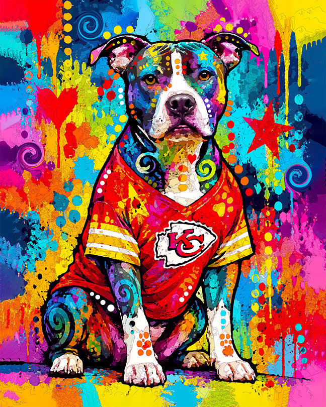 The Reimagined Chiefs Pittie Mini Print (Ltd. Edition) (102226)