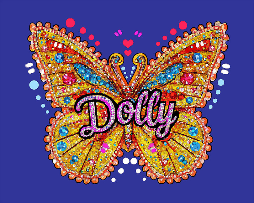 The Rhinestone Dolly Butterfly 2 Mini Print (Ltd. Edition) (082826)