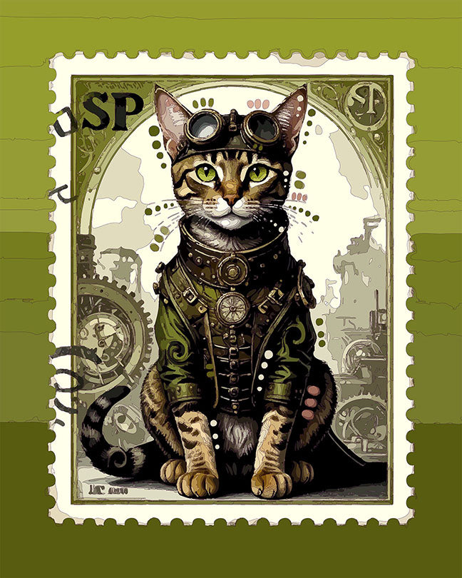 The SP Abyssinian Stamp Mini Print (Ltd. Edition) (033126)