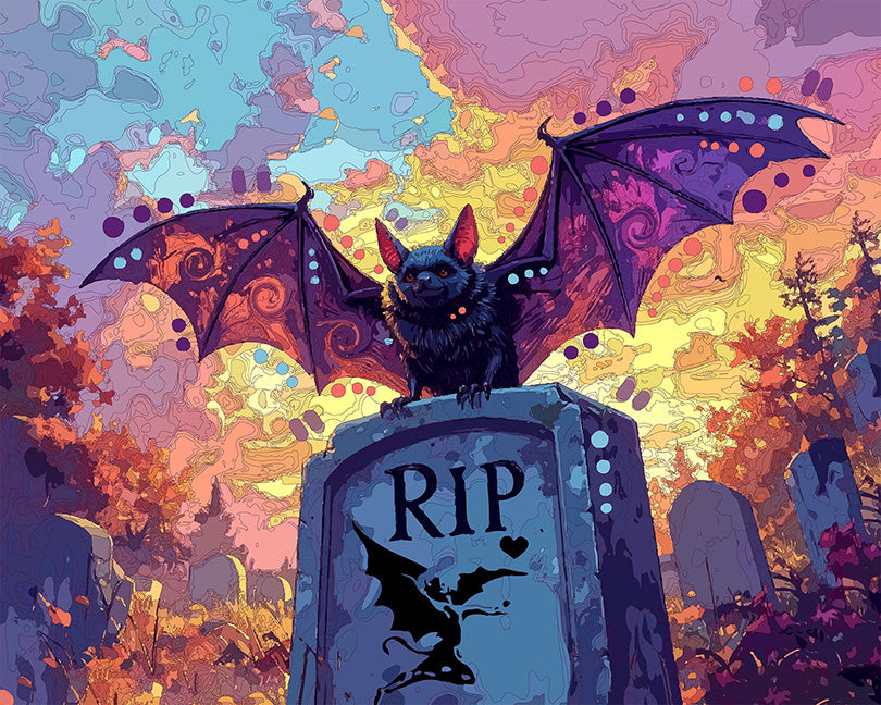 The Sabbath Memorial Bat Mini Print (Ltd. Edition) (072226)