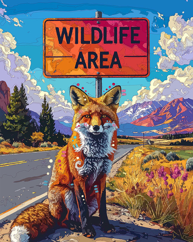 The Safety Fox Mini Print (Ltd. Edition) (022326)