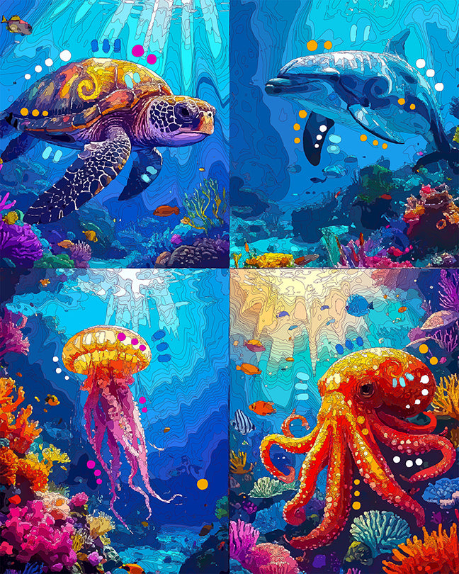 The Sea Life Variations Mini Print (Ltd. Edition) (062326)