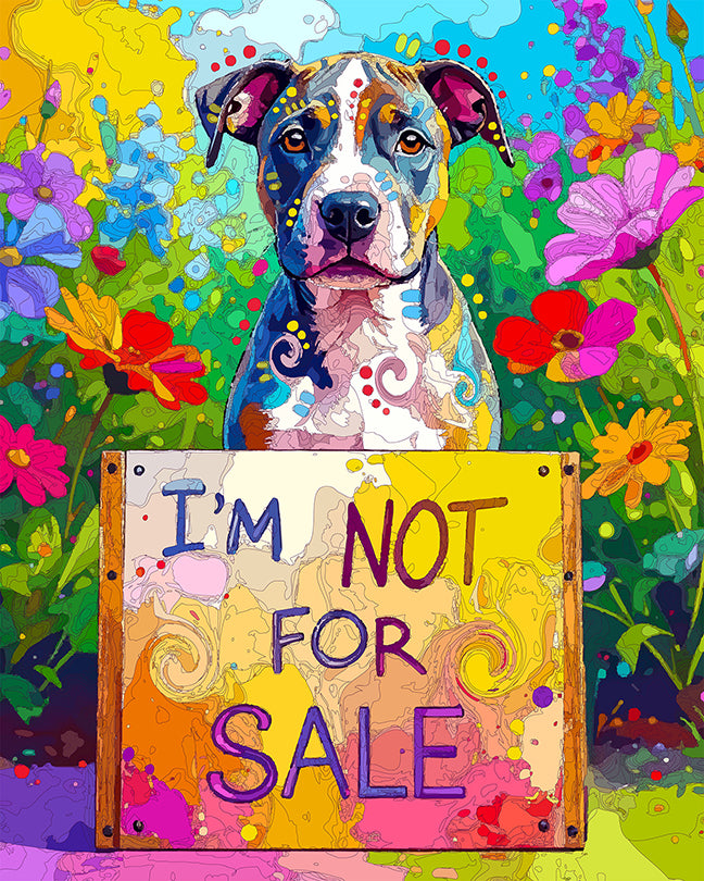 The Sign Of The Pittie Mini Print (Ltd. Edition) (090825)