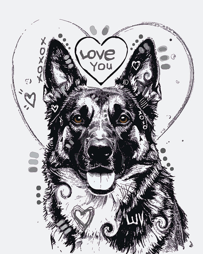 The Sketchy Love Shep Mini Print (Ltd. Edition) (091025)