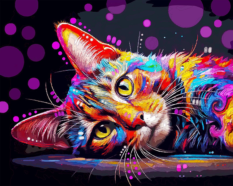 The Sleep In Color Cat Mini Print (Ltd. Edition) (082625)