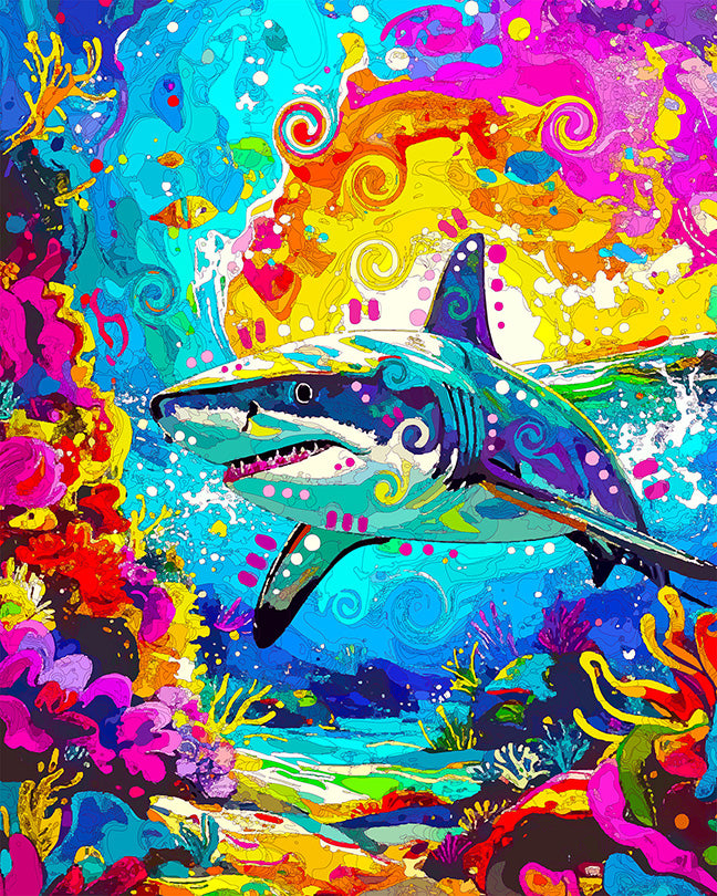 The Solo Reef Shark Mini Print (Ltd. Edition) (083126)
