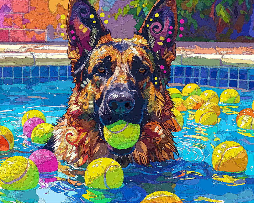 The Spoiled Pool Shep Mini Print (Ltd. Edition) (021726)