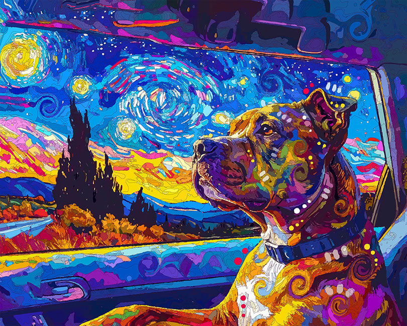 The Starry Car Ride Mini Print (Ltd. Edition) (012226)