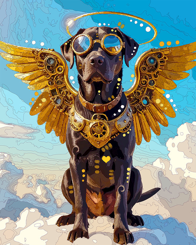 The Steampunk Angel Lab Mini Print (Ltd. Edition) (082625)