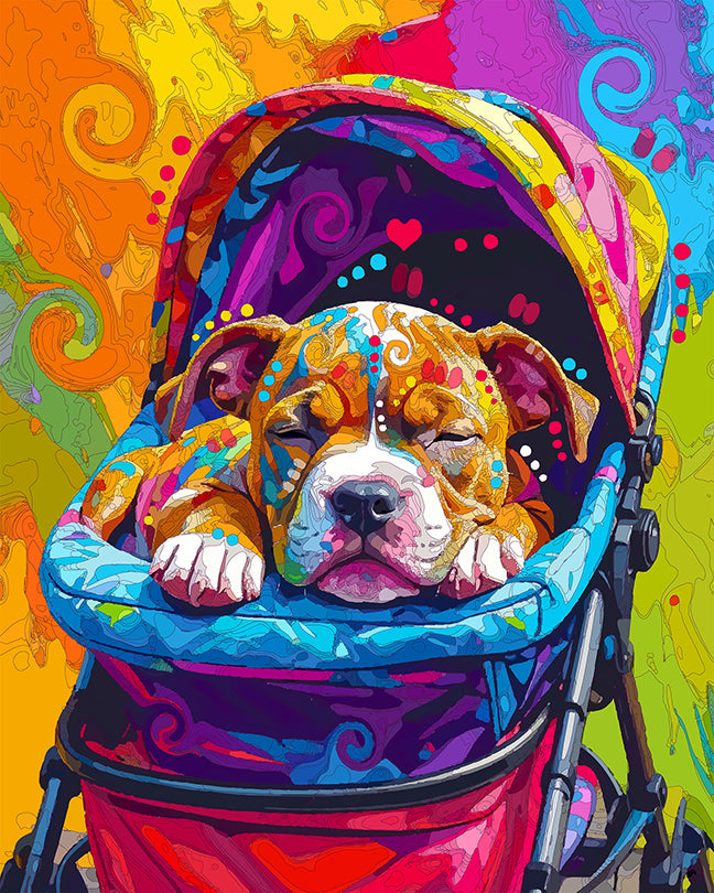 The Stroller Ride Pup Mini Print (Ltd. Edition) (102825)