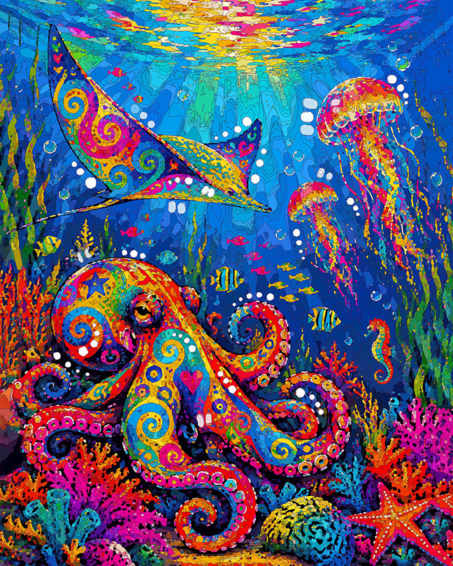 The Sunlit Ocean Wonderland Mini Print (Ltd. Edition) (091726)