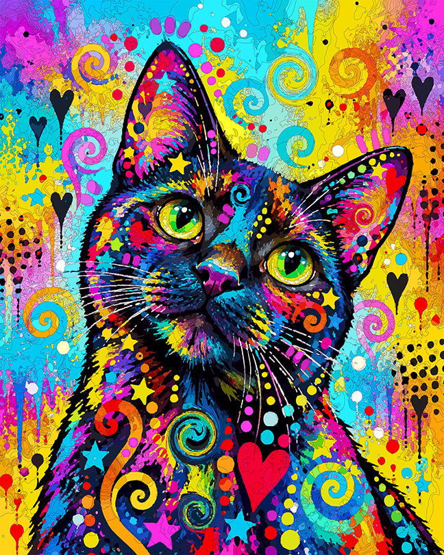 The Thoughtful DR Black Cat Mini Print (Ltd. Edition) (101426)