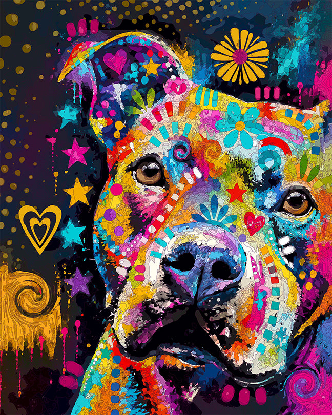 The Thoughtful Dream Pittie Mini Print (Ltd. Edition) (092226)