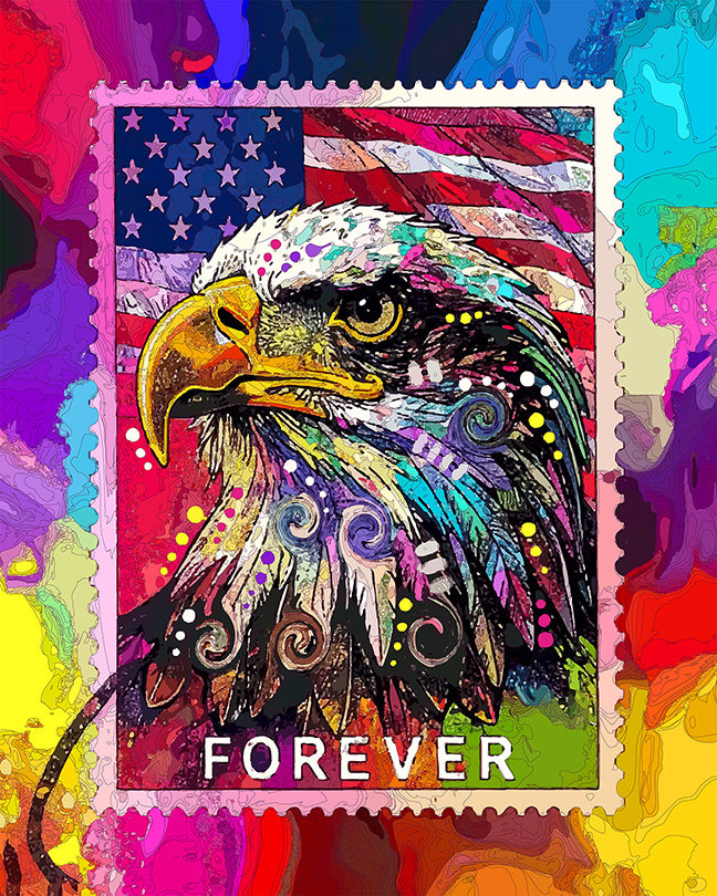 The Throwback Forever Eagle Stamp Mini Print (Ltd. Edition) (060226)