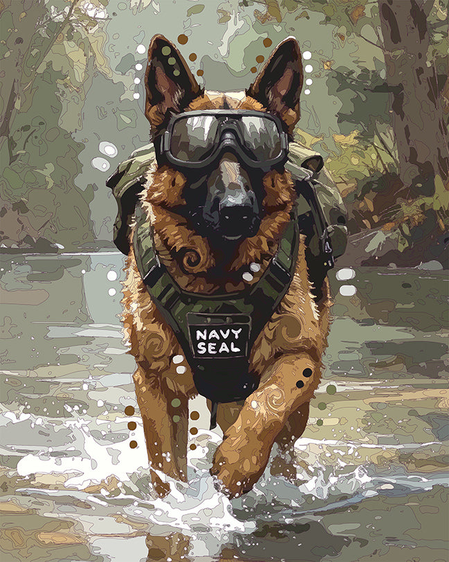 The Training Seal Shep Mini Print (Ltd. Edition) (060826)