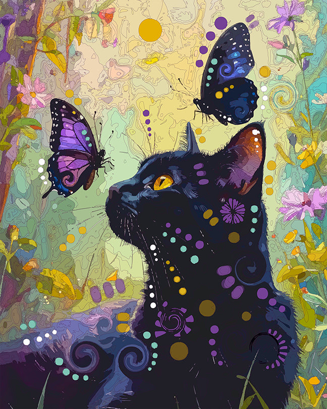 The Trusted Black Cat Mini Print (Ltd. Edition) (091826)