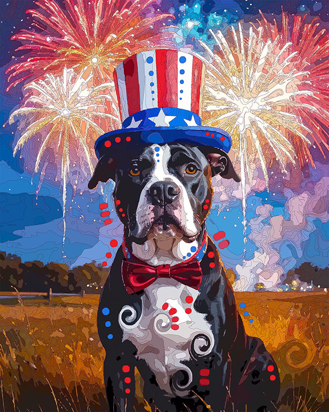The U.S. Pittie Mini Print (Ltd. Edition) (062426)
