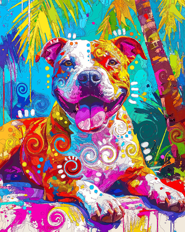 The Under Palm Pittie Mini Print (Ltd. Edition) (071326)