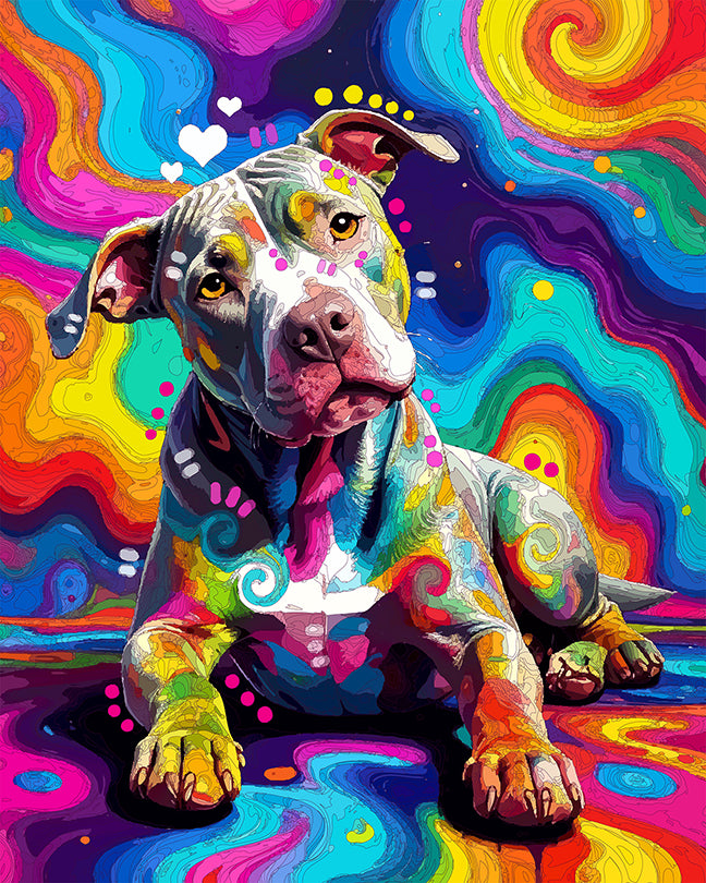 The Understanding Love Pittie Mini Print (Ltd. Edition) (072225)