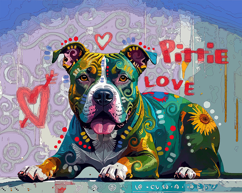 The Wallflower Love Pittie Mini Print (Ltd. Edition) (110425)