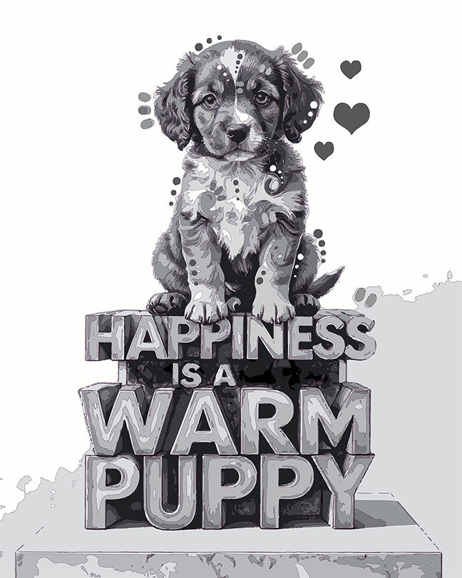 The Warm Puppy Sculpture Mini Print (Ltd. Edition) (012926)