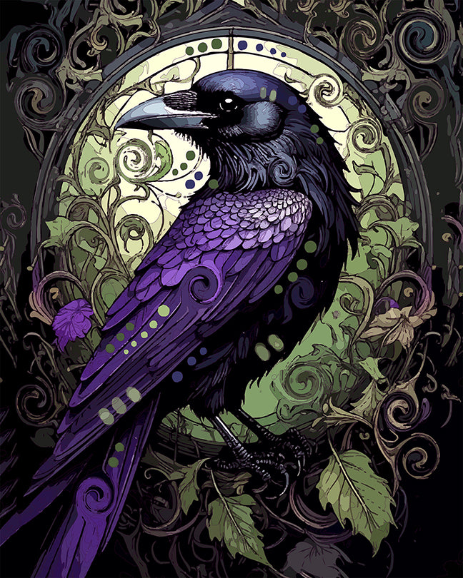 The Welcomed Raven Mini Print (Ltd. Edition) (120825)