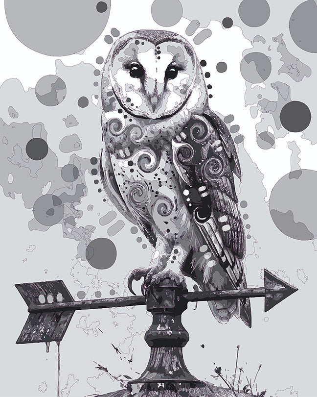 The Wind Direction Barn Owl Mini Print (Ltd. Edition) (120225)