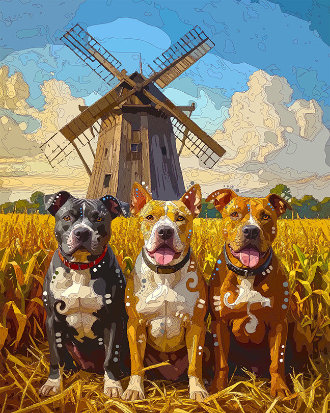 The Windmill Trio Mini Print (Ltd. Edition) (103125)
