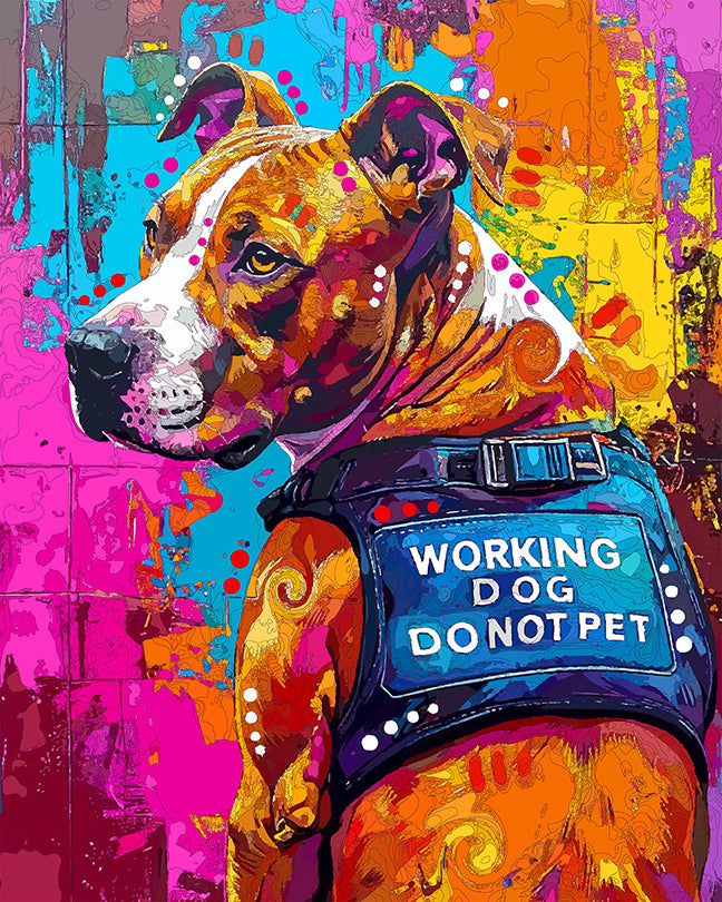 The Working Dog Awaits Mini Print (Ltd. Edition) (101625)