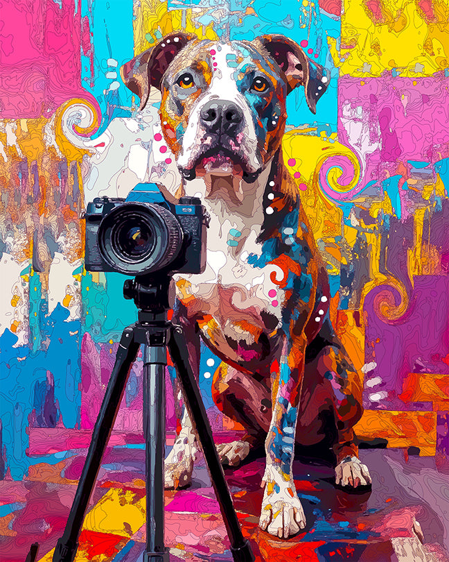 The World Photography Day Pittie Mini Print (Ltd. Edition) (081925)