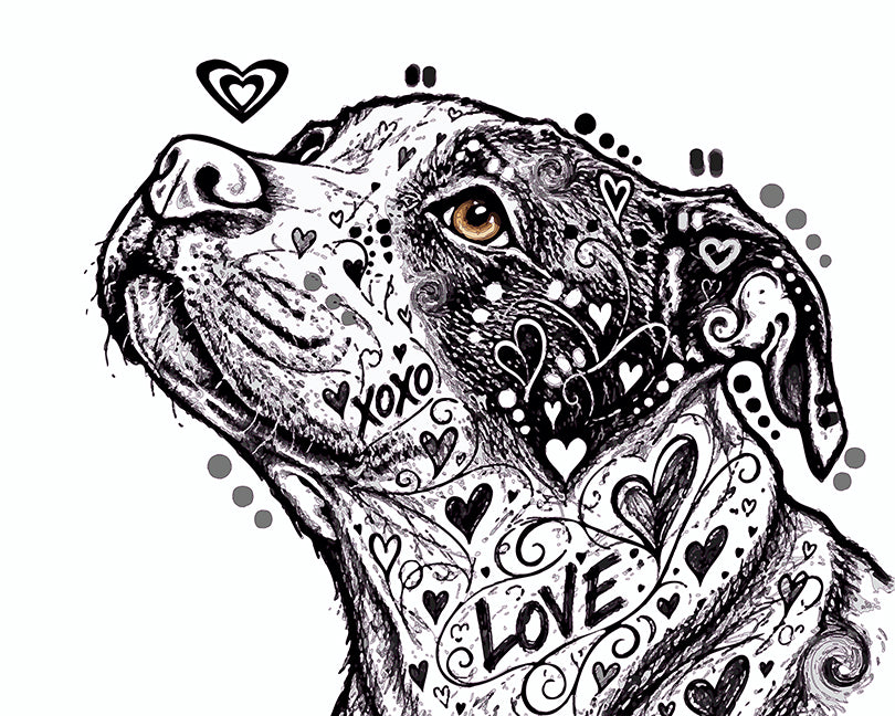 The XO Sketchy Love Pit Mini Print (Ltd. Edition) (100626)