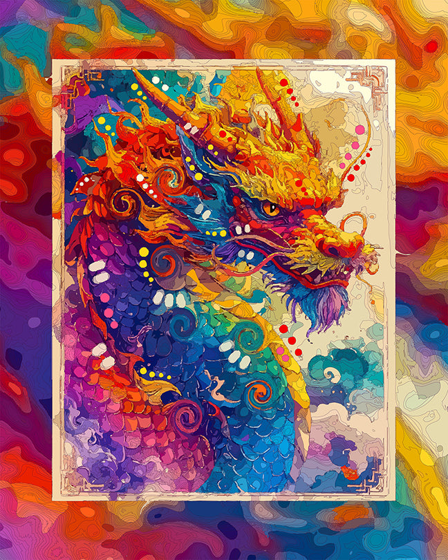 The Year Of The Dragon Chinese Zodiac SERIES Mini Print (Ltd. Edition) (090426)