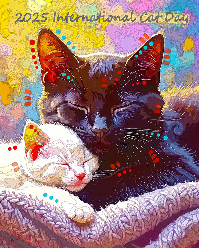 The 2025 International Cat Day Mini Print (Ltd. Edition) (080825)