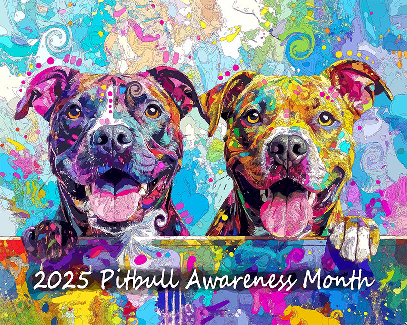 The 2025 Pitbull Awareness Month Mini Print (Ltd. Edition) (102025)