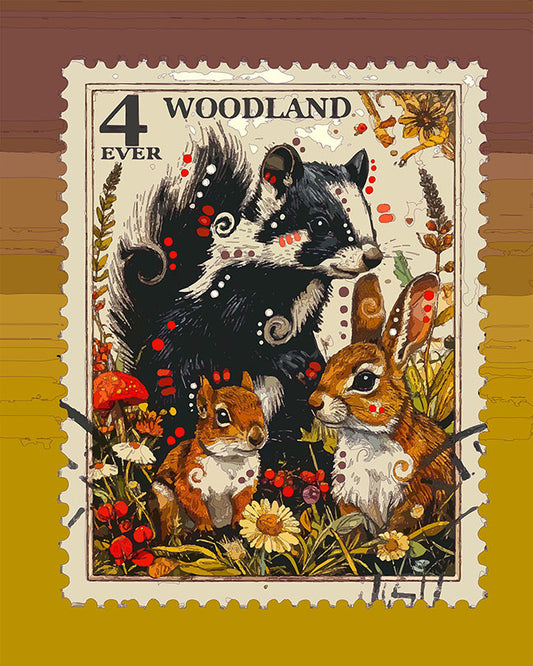 The 4Ever Woodland Stamp Mini Print (Ltd. Edition) (042826)