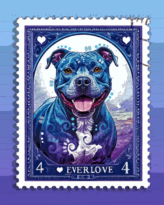 The 4 Everlove Pittie Stamp Mini Print (Ltd. Edition) (112025)