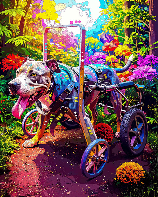 The 4 Wheeler Garden Pittie Mini Print (Ltd. Edition) (072825)